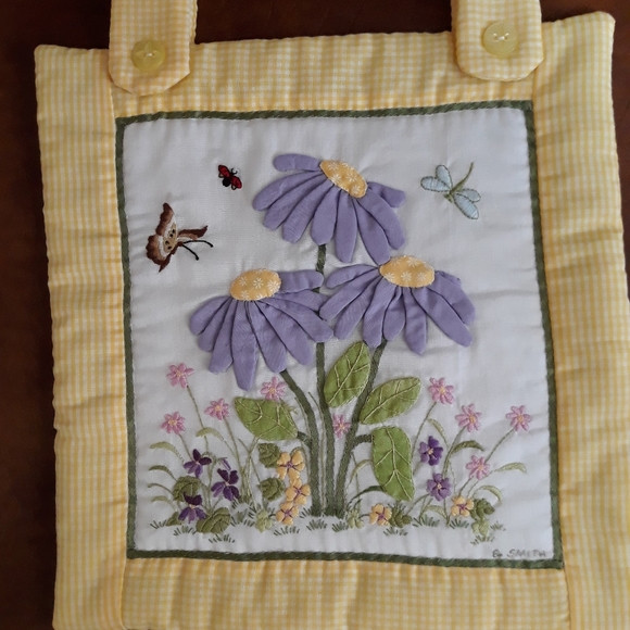 Handmade Crewel Embroidery Flowers